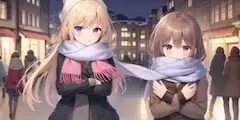 二人マフラー