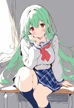 放課後の教室で