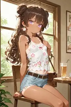 窓辺の少女