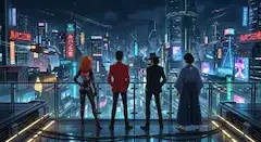 泥棒だけど”かっこいいキャラクター”達とミッションをこなす”かっこいいキャラクター”（あのアニメとあのゲームのオマージュです）
