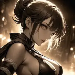 闇夜のミステリアス美女