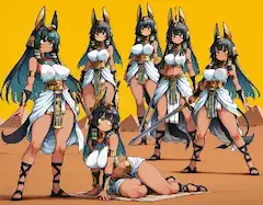 砂漠の守護女神たち：アヌビスの覚醒