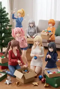 また来年に（おま好きガールズ×オーナメントボックス）