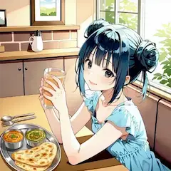 カレー店にて