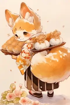 稲荷屋のおいなりさん、いらんかね～！