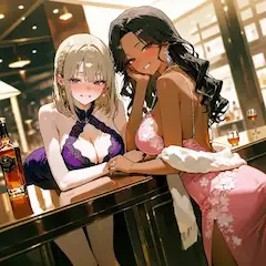 高級バーで交わす二人の微笑み