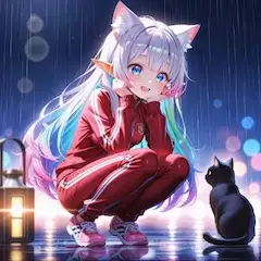 9枚）雨と子猫