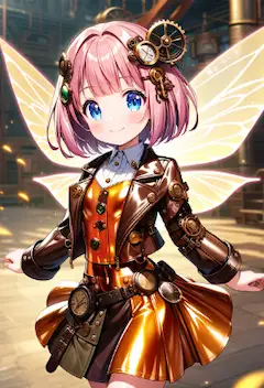 スチームパンクな妖精