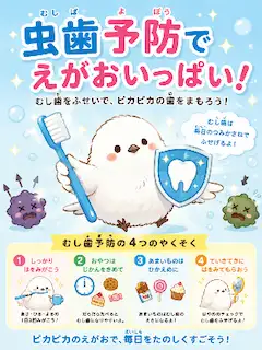 虫歯予防啓発チュン