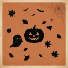 10月のシルエット