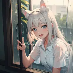【ダジャレ】雨季にウキウキ