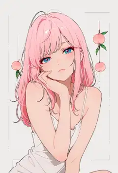 桃色の少女の甘いため息