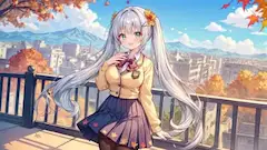 秋風に揺れる少女の約束