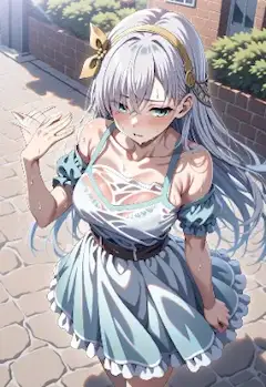 炎天下で歩くアナスタシア皇女様🥵