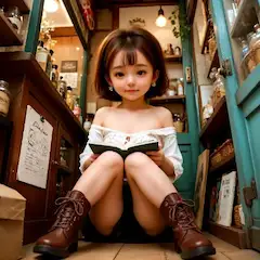 狭い店内
