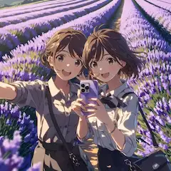 北海道ラベンダー畑