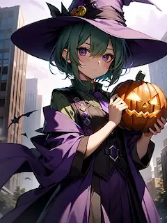 ハロウィーンテヌキちゃん