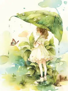 雨がやむまで。