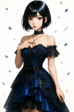 青い薔薇の乙女と夜の秘密