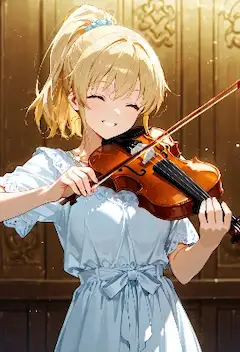 黄金の調べに包まれる少女の調べ