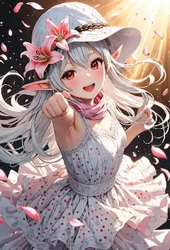 陽光に笑う花の妖精からの招待