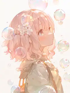 しゃぼん玉。