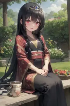 黒い方のうちの子「王冠」