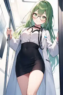 「痛いとこ見るので、お腹出してくださぁい💕」