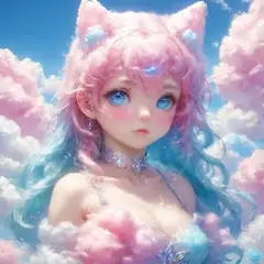 フェルト風ケモ耳娘さん
