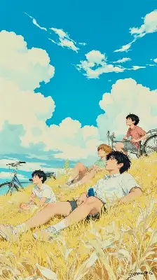 夏空を見上げて／スマホ壁紙アーカイブ