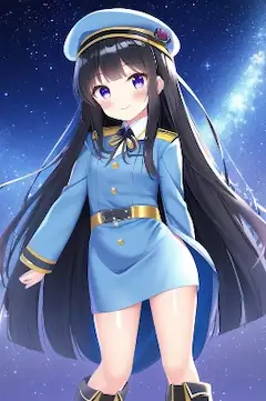 星の海のオペレーター少女