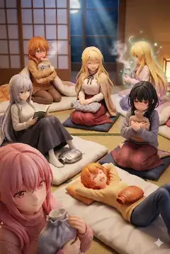 コレは湯たんぽ？（おま好きガールズ×湯たんぽ）