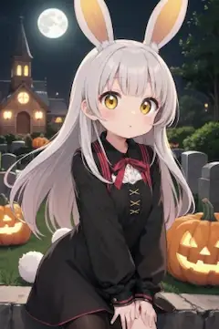 バニーガールとハロウィン