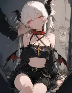 首輪の悪魔少女