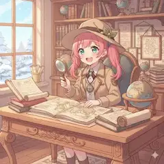 雪の書斎で夢見る少女の冒険