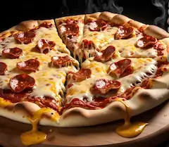 ウンダバー＿飯テロコレクション　高カロリー！それはピザ
