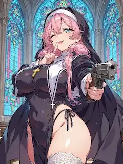 修道女の甘い沈黙と銃口