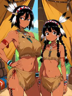 ネイティヴ・アメリカンの姉妹（健全版）