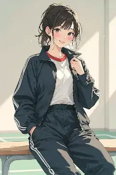 放課後の体育館で芽生える恋の予感
