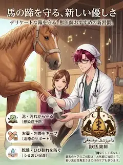 馬用靴下
