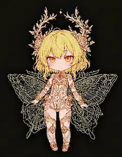 黄金の蝶翼妖精