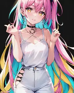 うちのこ「三原色ちゃん（仮称）」
