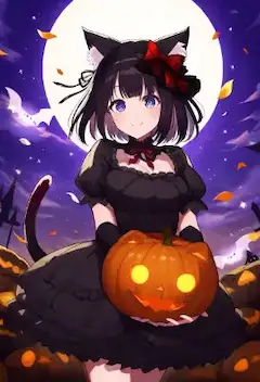 猫耳ハロウィンだよ!!