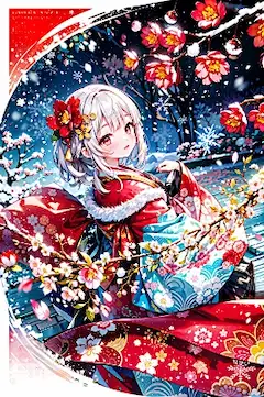 雪中の梅