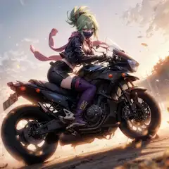 【原神】久岐忍 バイク