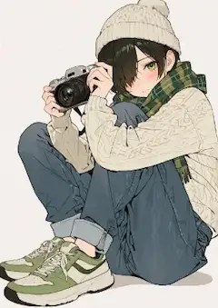 冬の街角を捉える一瞬の物語