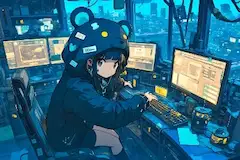 監視のお仕事✖︎くま娘🐾