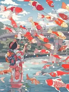 約100匹のこいのぼり