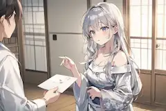 銀髪の少女と秘密の約束の手紙