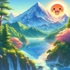 絶景邪魔する猫太陽